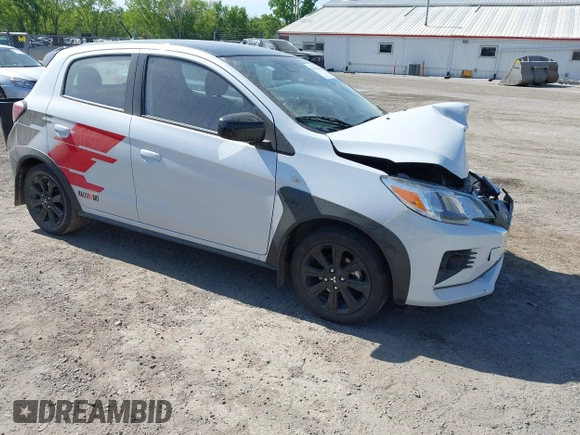 2023 Mitsubishi Mirage Black Edition with VIN ML32AWHJXPH004674, listed as a IAAI auction lot 42231841 with 19,978 mi miles and . Bid and sale history available at DreamBid. Image 1.