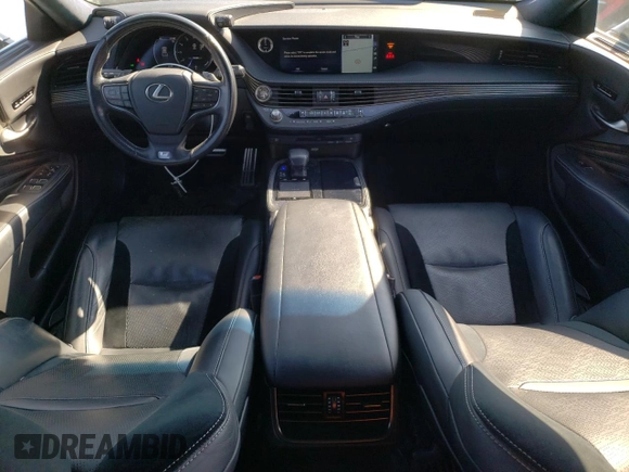2018 Lexus LS 500 z VIN JTHC51FF4J5001820, wystawiony jako Copart lot #45569585 z przebiegiem 95 505 mil mil oraz Szkody całkowita. Historia ofert i sprzedaży dostępna na DreamBid. Obrazek 8.