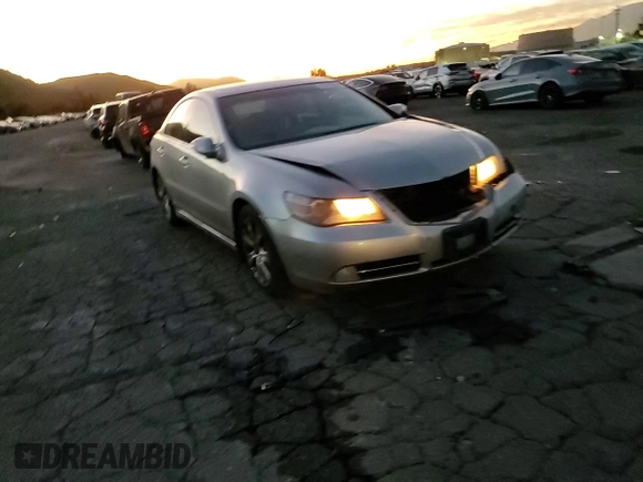 2009 Acura RL Tech Pkg with VIN JH4KB266X9C002410, listed as a Copart auction lot 85615504 with 192,840 mi miles and Salvage Title. Bid and sale history available at carsss.com. Image 10.