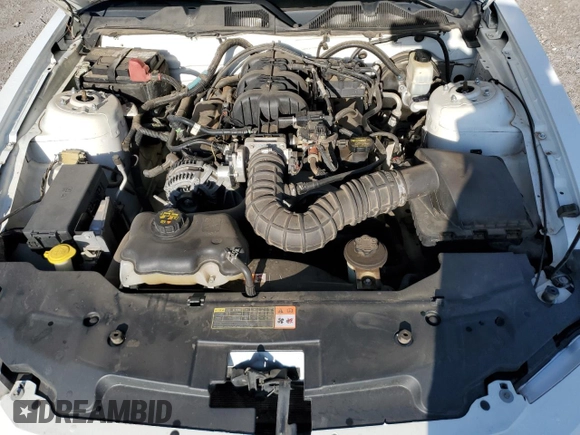 2010 Ford Mustang V6 with VIN 1ZVBP8ANXA5141446, listed as a Copart auction lot 52023755 with 96,093 mi miles and Salvage Title. Bid and sale history available at carsss.com. Image 12.