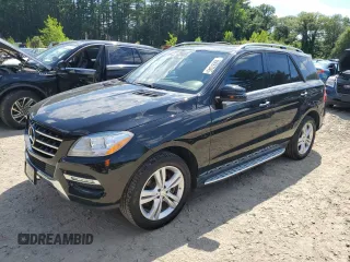 2015 Mercedes-Benz M 350 with VIN 4JGDA5HB9FA475727, listed as a Copart auction lot 66097045 with 126,456 mi miles and Clean title. Bid and sale history available at DreamBid. Image 1.