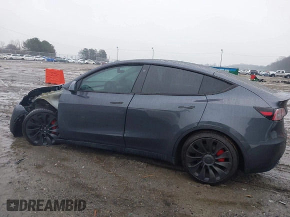 2022 Tesla Model Y Performance with VIN 7SAYGDEF1NF379167, listed as a IAAI auction lot 41429842 with 86,582 mi miles and . Bid and sale history available at DreamBid. Image 15.