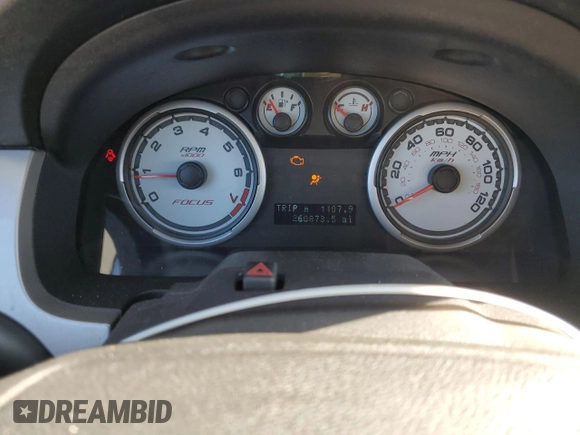 2008 Ford Focus SE with VIN 1FAHP35N48W146114, listed as a Copart auction lot 53609455 with 260,873 mi miles and Salvage Title. Bid and sale history available at carsss.com. Image 9.