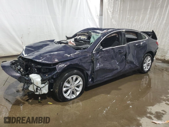 2025 Chevrolet Malibu LT with VIN 1G1ZD5ST1SF143533, listed as a Copart auction lot 53719735 with 2,943 mi miles and Salvage Title. Bid and sale history available at DreamBid. Image 1.