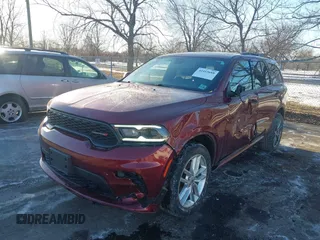 2021 Dodge Durango GT Plus with VIN 1C4RDJDG9MC751224, listed as a IAAI auction lot 41415688 with 54,598 mi miles and . Bid and sale history available at DreamBid. Image 6.