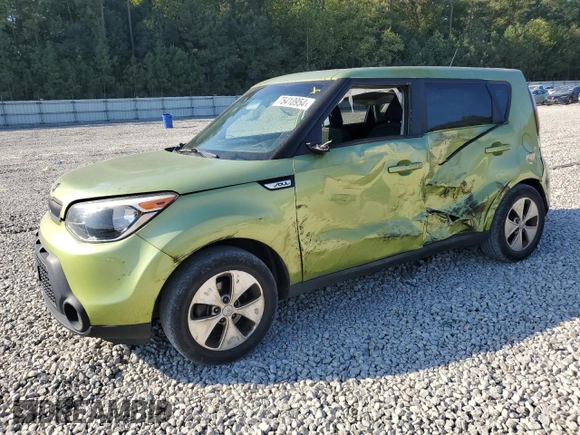 2016 Kia Soul with VIN KNDJN2A26G7838729, listed as a Copart auction lot 75410954 with 81,947 mi miles and Salvage Title. Bid and sale history available at carsss.com. Image 1.