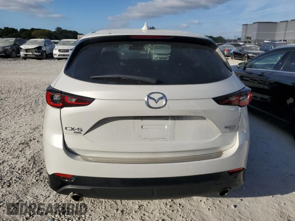 2024 Mazda CX-5 2.5 Carbon Turbo with VIN JM3KFBAY3R0445814, listed as a Copart auction lot 43348095 with 5,257 mi miles and Salvage Title. Bid and sale history available at carsss.com. Image 6.