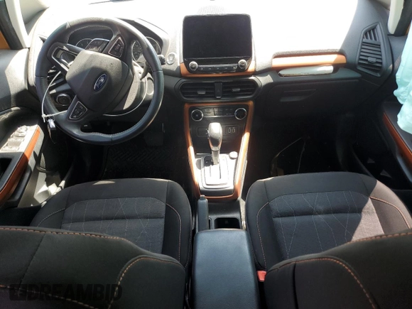 2021 Ford EcoSport SE with VIN MAJ6S3GL0MC409132, listed as a Copart auction lot 57154575 with Not provided miles and Non repairable. Bid and sale history available at DreamBid. Image 8.