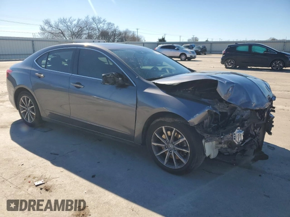 2018 Acura TLX w/Technology Pkg with VIN 19UUB1F57JA005679, listed as a Copart auction lot 87848785 with 0 mi miles and Salvage Title. Bid and sale history available at carsss.com. Image 4.