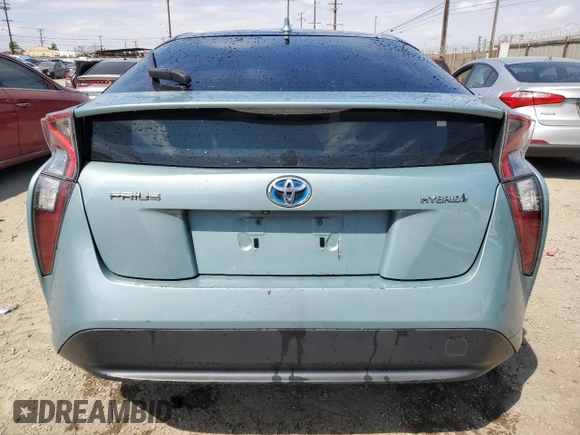 2016 Toyota Prius Two with VIN JTDKBRFU4G3006135, listed as a Copart auction lot 50392785 with 131,954 mi miles and Salvage Title. Bid and sale history available at DreamBid. Image 6.