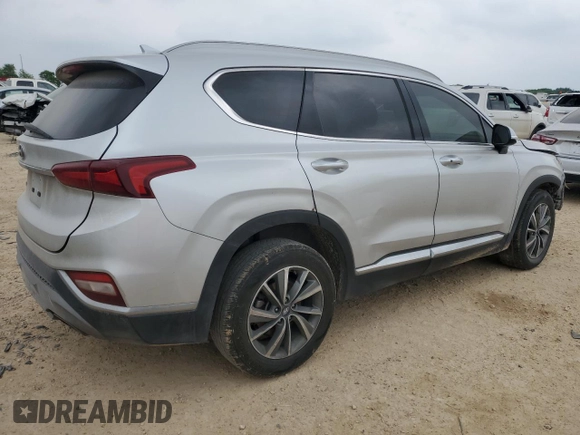 2019 Hyundai Santa Fe Limited with VIN 5NMS53AD2KH027877, listed as a Copart auction lot 51873095 with 105,587 mi miles and Clean Title. Bid and sale history available at carsss.com. Image 3.