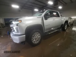 2023 Chevrolet Silverado 3500HD High Country with VIN 1GC4YVEY2PF101893, listed as a Copart auction lot 43517565 with 39,852 mi miles and Salvage Title. Bid and sale history available at carsss.com. Image 1.