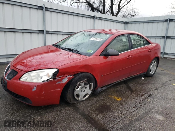 2006 Pontiac G6 1SV with VIN 1G2ZF55B164177031, listed as a Copart auction lot 81371843 with 131,080 mi miles and Salvage title. Bid and sale history available at DreamBid. Image 1.