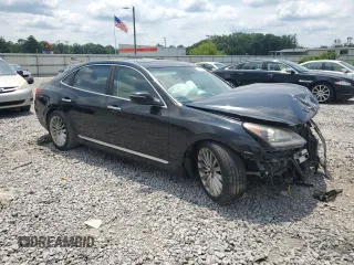 2015 Hyundai Equus Signature z VIN KMHGH4JH0FU098348, wystawiony jako Copart lot #58445284 z przebiegiem Nie podano mil oraz Szkoda całkowita • Salvage title. Historia ofert i sprzedaży dostępna na DreamBid. Obrazek 4.