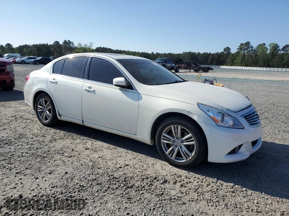 2012 Infiniti G25 Journey with VIN JN1DV6AP2CM701169, listed as a Copart auction lot 52416485 with 147,748 mi miles and Salvage Title. Bid and sale history available at DreamBid. Image 4.