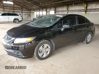 2015 Honda Civic LX with VIN 19XFB2F55FE121352, listed as a Copart auction lot 55704715 with 94,833 mi miles and Clean Title. Bid and sale history available at DreamBid. Image 1.