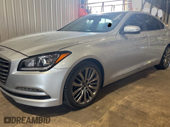 2015 Hyundai Genesis 5.0L with VIN KMHGN4JF8FU010248, listed as a Copart auction lot 53686765 with 120,312 mi miles and Clean Title. Bid and sale history available at carsss.com. Image 2.