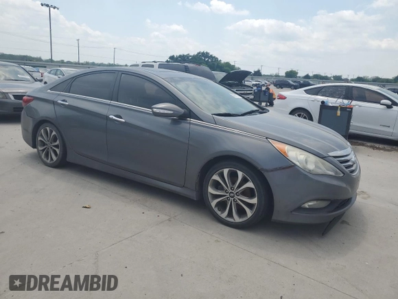 2014 Hyundai Sonata Limited with VIN 5NPEC4AB7EH846186, listed as a Copart auction lot 53352775 with 148,165 mi miles and Clean Title. Bid and sale history available at DreamBid. Image 4.