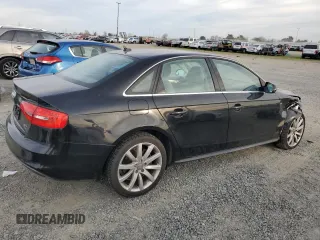 2014 Audi A4 Premium with VIN WAUBFAFL9EN034654, listed as a Copart auction lot 47323195 with 85,765 mi miles and Salvage Title. Bid and sale history available at carsss.com. Image 3.
