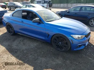 2017 BMW 4 Series 430i xDrive z VIN WBA4U9C50H5D44511, wystawiony jako IAAI lot #41787916 z przebiegiem 56 687 mil mil oraz . Historia ofert i sprzedaży dostępna na DreamBid. Obrazek 1.