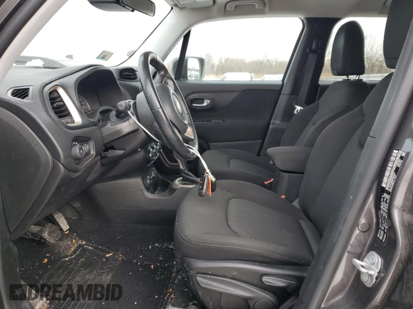 2017 Jeep Renegade Altitude with VIN ZACCJBBB8HPF62271, listed as a Copart auction lot 44805425 with 28,915 mi miles and Salvage Title. Bid and sale history available at carsss.com. Image 7.