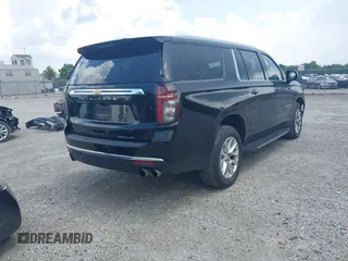 2023 Chevrolet Suburban Premier with VIN 1GNSKFKDXPR385697, listed as a IAAI auction lot 42601771 with 75,487 mi miles and . Bid and sale history available at DreamBid. Image 4.