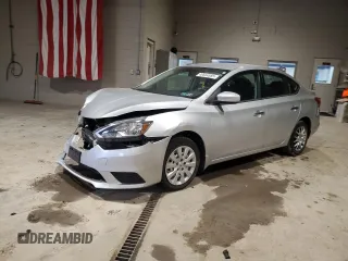 2017 Nissan Sentra S with VIN 3N1AB7AP0HY375622, listed as a Copart auction lot 46664685 with 74,703 mi miles and Salvage Title. Bid and sale history available at carsss.com. Image 1.
