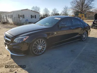 2015 Mercedes-Benz CLS 550 with VIN WDDLJ7DB0FA140847, listed as a Copart auction lot 81821984 with 134,692 mi miles and Salvage title. Bid and sale history available at DreamBid. Image 1.