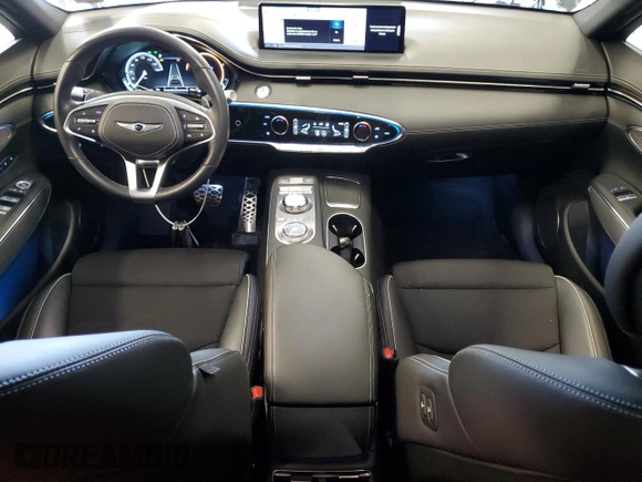 2023 Genesis GV70 2.5T with VIN KMUMADTB7PU088094, listed as a Copart auction lot 53699125 with 23,423 mi miles and Salvage Title. Bid and sale history available at carsss.com. Image 8.