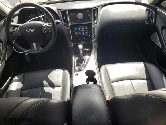 2017 Infiniti Q50 3.0t Premium with VIN JN1EV7AP3HM734425, listed as a Copart auction lot 51866275 with 160,813 mi miles and Salvage Title. Bid and sale history available at carsss.com. Image 8.