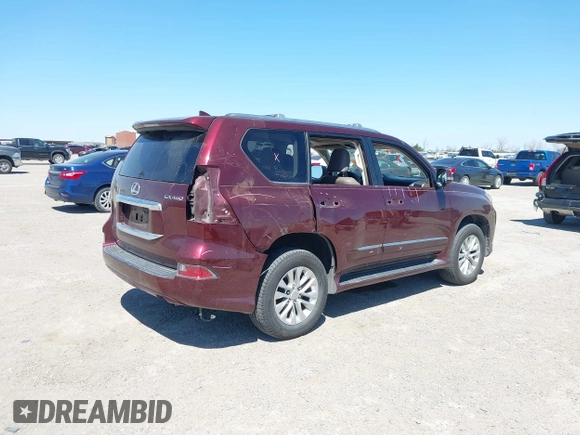 2017 Lexus GX with VIN JTJBM7FX1H5164038, listed as a IAAI auction lot 41819765 with 157,266 mi miles. Bid and sale history available at carsss.com. Image 6.