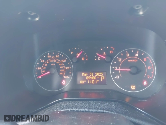 2019 Ram ProMaster City Cargo Tradesman z VIN ZFBHRFAB8K6M89858, wystawiony jako IAAI lot #41930701 z przebiegiem 85 486 mil mil oraz . Historia ofert i sprzedaży dostępna na DreamBid. Obrazek 7.