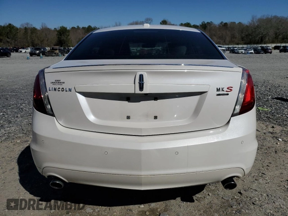 2011 Lincoln MKS EcoBoost with VIN 1LNHL9FT7BG611097, listed as a Copart auction lot 48180885 with 140,262 mi miles and Salvage title. Bid and sale history available at DreamBid. Image 6.