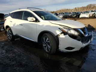 2016 Nissan Murano Platinum z VIN 5N1AZ2MH9GN162594, wystawiony jako Copart lot #46721015 z przebiegiem 99 086 mil mil oraz Szkoda całkowita • Salvage title. Historia ofert i sprzedaży dostępna na DreamBid. Obrazek 4.