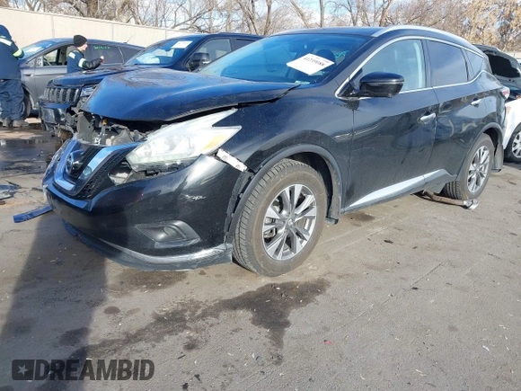 2017 Nissan Murano SL with VIN 5N1AZ2MH5HN144630, listed as a IAAI auction lot 41239088 with 87,305 mi miles and . Bid and sale history available at DreamBid. Image 2.