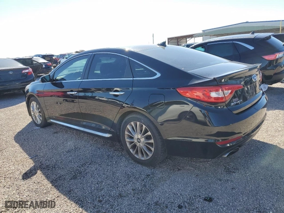 2015 Hyundai Sonata 2.4L Limited with VIN 5NPE34AF4FH100086, listed as a Copart auction lot 86267234 with 138,000 mi miles and Clean Title. Bid and sale history available at carsss.com. Image 2.
