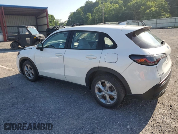 2023 Honda HR-V LX with VIN 3CZRZ2H38PM707744, listed as a Copart auction lot 60625805 with 82,874 mi miles and Salvage title. Bid and sale history available at DreamBid. Image 2.