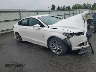 2017 Ford Fusion SE with VIN 3FA6P0HD8HR269099, listed as a Copart auction lot 60148295 with Not provided miles and Salvage title. Bid and sale history available at DreamBid. Image 4.