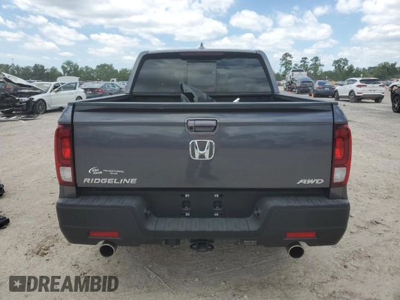 2022 Honda Ridgeline RTL z VIN 5FPYK3F51NB013101, wystawiony jako Copart lot #56360865 z przebiegiem 14 945 mil mil oraz Szkoda całkowita • Salvage title. Historia ofert i sprzedaży dostępna na DreamBid. Obrazek 6.