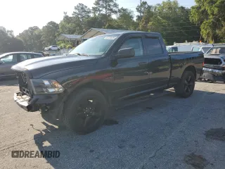2017 Ram 1500 Express with VIN 1C6RR6FT0HS825397, listed as a Copart auction lot 60722025 with 75,769 mi miles and Salvage title. Bid and sale history available at DreamBid. Image 1.
