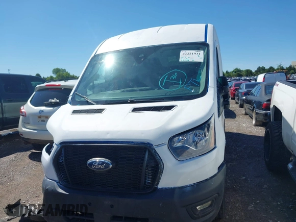 2023 Ford Transit Cargo with VIN 1FTBR1C87PKB05736, listed as a IAAI auction lot 42221931 with 40,248 mi miles and . Bid and sale history available at DreamBid. Image 12.