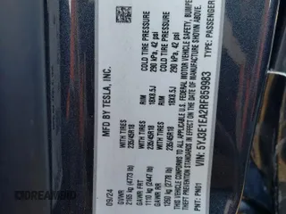 2024 Tesla Model 3 with VIN 5YJ3E1EA2RF859983, listed as a Copart auction lot 48044865 with 2,277 mi miles and Salvage Title. Bid and sale history available at DreamBid. Image 12.
