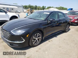2020 Hyundai Sonata Hybrid Blue with VIN KMHL24JJ8LA009934, listed as a Copart auction lot 54051723 with 14,157 mi miles. Bid and sale history available at carsss.com. Image 1.