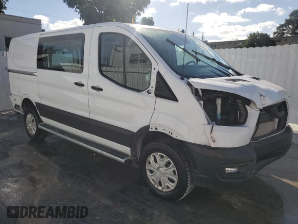 2024 Ford Transit Cargo with VIN 1FTBR1Y85RKA33351, listed as a Copart auction lot 84259294 with 4,169 mi miles and Clean Title. Bid and sale history available at DreamBid. Image 4.