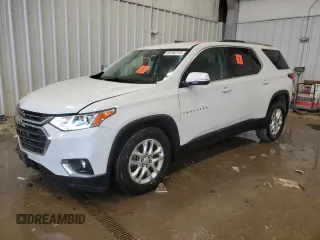 2018 Chevrolet Traverse LT Cloth with VIN 1GNERGKW3JJ251149, listed as a Copart auction lot 43180715 with 57,595 mi miles and Clean Title. Bid and sale history available at carsss.com. Image 1.