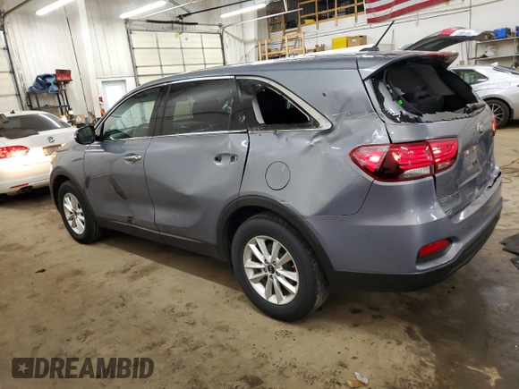 2020 Kia Sorento LX V6 with VIN 5XYPG4A5XLG613172, listed as a Copart auction lot 49513745 with 120,142 mi miles and Salvage Title. Bid and sale history available at carsss.com. Image 2.