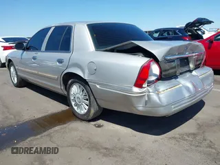2009 Mercury Grand Marquis LS with VIN 2MEHM75V89X608365, listed as a IAAI auction lot 42055538 with Not Provided miles. Bid and sale history available at carsss.com. Image 3.
