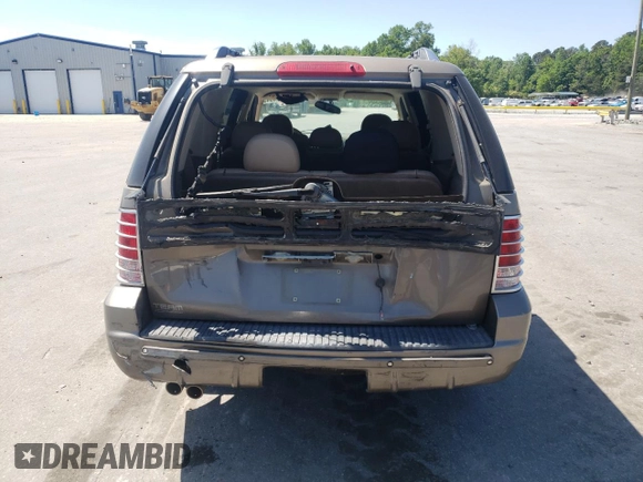 2003 Mercury Mountaineer Convenience z VIN 4M2DU86K03UJ09367, wystawiony jako Copart lot #54923945 z przebiegiem 186 886 mil mil oraz Szkody całkowita. Historia ofert i sprzedaży dostępna na DreamBid. Obrazek 6.