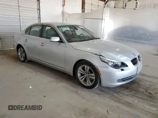 2009 BMW 5 Series 528i with VIN WBANU53569C119324, listed as a Copart auction lot 50292185 with 61,506 mi miles and Salvage Title. Bid and sale history available at carsss.com. Image 4.