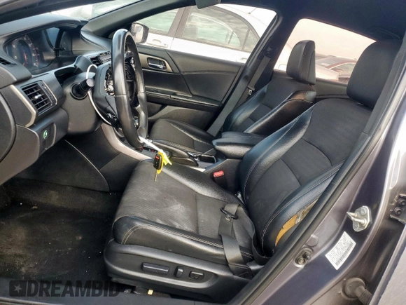 2016 Honda Accord Sport with VIN 1HGCR2F52GA033606, listed as a Copart auction lot 62318775 with 368,233 mi miles and Salvage title. Bid and sale history available at DreamBid. Image 7.
